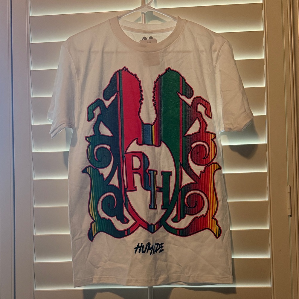 Zumiez White Tee with Multicolor Graphic